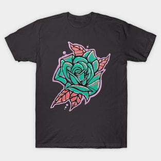 graffiti rose T-Shirt